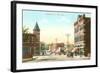 Main Street, Middlebury, Vermont-null-Framed Art Print