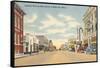 Main Street, Miles City, Montana-null-Framed Stretched Canvas