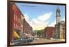 Main Street, Montpelier, Vermont-null-Framed Art Print