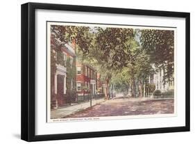 Main Street, Nantucket, Massachusetts-null-Framed Art Print