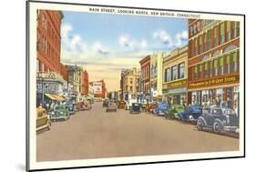 Main Street, New Britain, Connecticut-null-Mounted Art Print