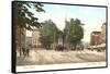 Main Street, New Britain, Connecticut-null-Framed Stretched Canvas