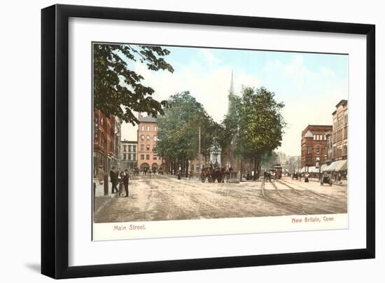 Main Street, New Britain, Connecticut-null-Framed Art Print