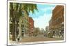 Main Street, New Britain, Connecticut-null-Mounted Art Print