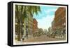 Main Street, New Britain, Connecticut-null-Framed Stretched Canvas