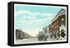 Main Street, Newton-null-Framed Stretched Canvas