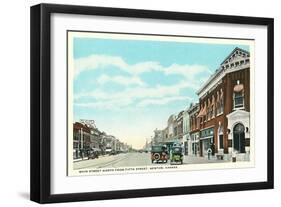 Main Street, Newton-null-Framed Art Print