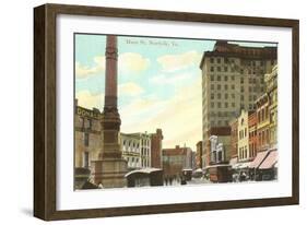 Main Street, Norfolk, Virginia-null-Framed Art Print