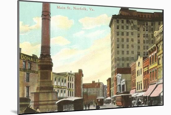 Main Street, Norfolk, Virginia-null-Mounted Art Print