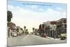 Main Street, Oceanside, California-null-Mounted Premium Giclee Print