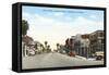 Main Street, Oceanside, California-null-Framed Stretched Canvas