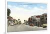 Main Street, Oceanside, California-null-Framed Art Print