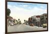 Main Street, Oceanside, California-null-Framed Art Print