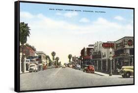 Main Street, Oceanside, California-null-Framed Stretched Canvas