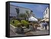 Main Street of Anacapri in Early Morning Summer Sunshine, Isle of Capri, Campania, Italy, Europe-Peter Barritt-Framed Stretched Canvas