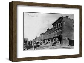 Main Street of New York Town-null-Framed Photographic Print