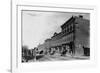 Main Street of New York Town-null-Framed Photographic Print