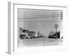 Main Street of Sublette, Kansas, in April 1941-Irving Rusinow-Framed Photographic Print