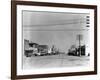 Main Street of Sublette, Kansas, in April 1941-Irving Rusinow-Framed Photographic Print