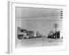 Main Street of Sublette, Kansas, in April 1941-Irving Rusinow-Framed Photographic Print