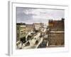 Main Street of Virginia City, a Mining Boomtown in Nevada, 1870s-null-Framed Giclee Print