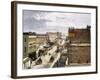 Main Street of Virginia City, a Mining Boomtown in Nevada, 1870s-null-Framed Giclee Print