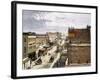 Main Street of Virginia City, a Mining Boomtown in Nevada, 1870s-null-Framed Giclee Print