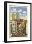 Main Street, Oklahoma City, Oklahoma-null-Framed Art Print