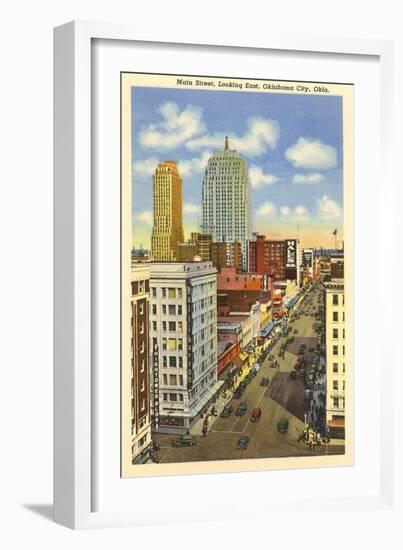 Main Street, Oklahoma City, Oklahoma-null-Framed Art Print