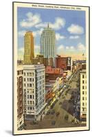 Main Street, Oklahoma City, Oklahoma-null-Mounted Art Print