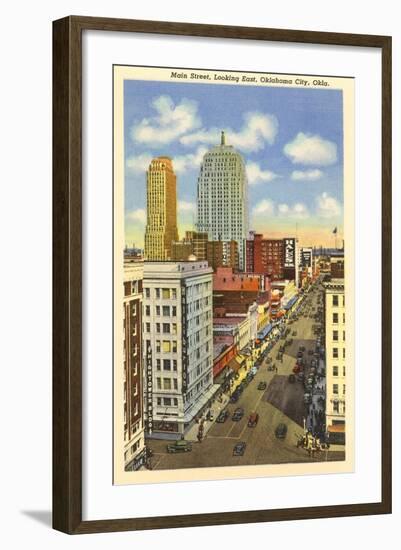 Main Street, Oklahoma City, Oklahoma-null-Framed Art Print