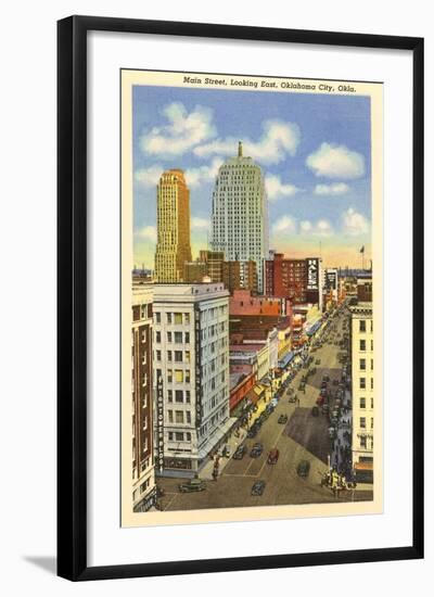 Main Street, Oklahoma City, Oklahoma-null-Framed Art Print