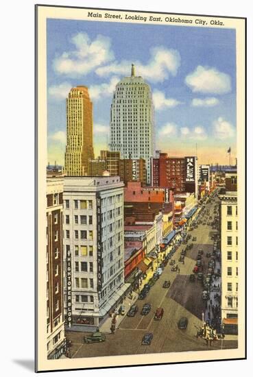 Main Street, Oklahoma City, Oklahoma-null-Mounted Art Print