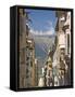 Main Street, Old City, Merano, Sud Tyrol, Western Dolomites, Italy, Europe-James Emmerson-Framed Stretched Canvas