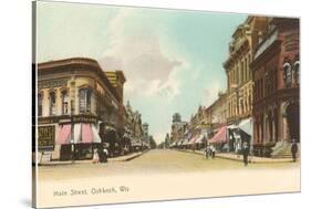 Main Street, Oshkosh, Wisconsin-null-Stretched Canvas