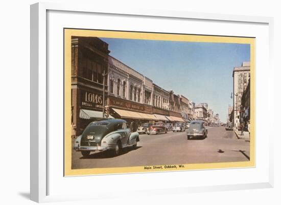 Main Street, Oshkosh-null-Framed Art Print