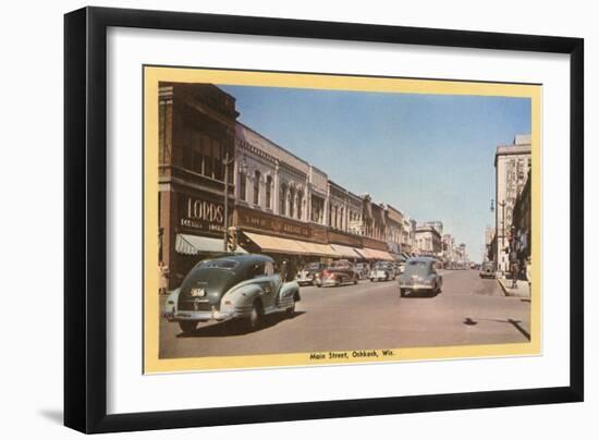 Main Street, Oshkosh-null-Framed Art Print