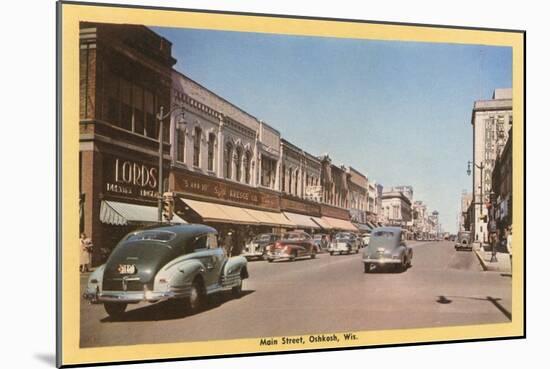 Main Street, Oshkosh-null-Mounted Premium Giclee Print