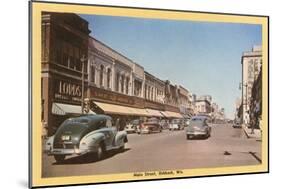 Main Street, Oshkosh-null-Mounted Premium Giclee Print