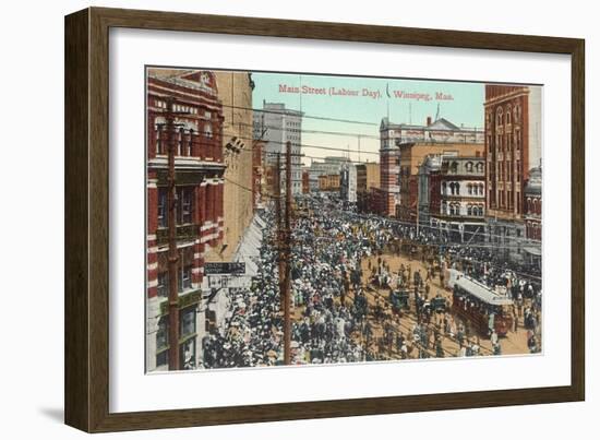 Main Street Parade, Winnipeg, Manitoba-null-Framed Art Print