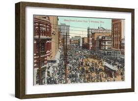 Main Street Parade, Winnipeg, Manitoba-null-Framed Art Print