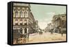 Main Street, Piqua-null-Framed Stretched Canvas