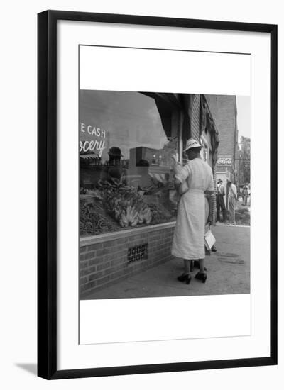 Main Street, Pittsboro, North Carolina-Dorothea Lange-Framed Art Print