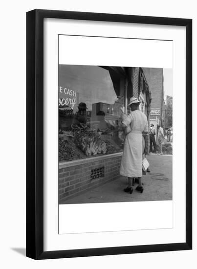 Main Street, Pittsboro, North Carolina-Dorothea Lange-Framed Art Print