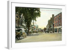 Main Street, Plymouth-null-Framed Art Print