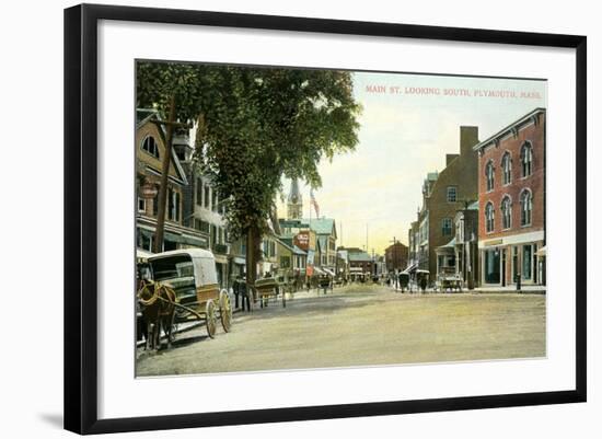 Main Street, Plymouth-null-Framed Art Print