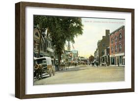 Main Street, Plymouth-null-Framed Art Print