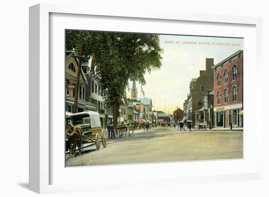 Main Street, Plymouth-null-Framed Art Print