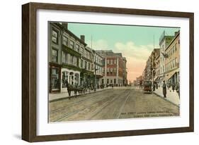 Main Street, Poughkeepsie, New York-null-Framed Art Print