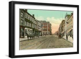 Main Street, Poughkeepsie, New York-null-Framed Art Print